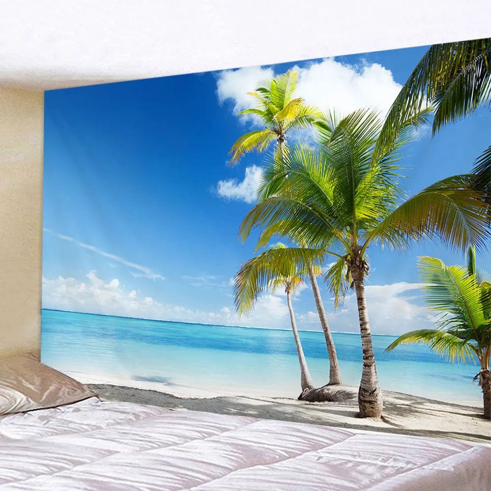 Canvanation 14 / 200X150CM Tapisserie Paysage Naturel de Plage