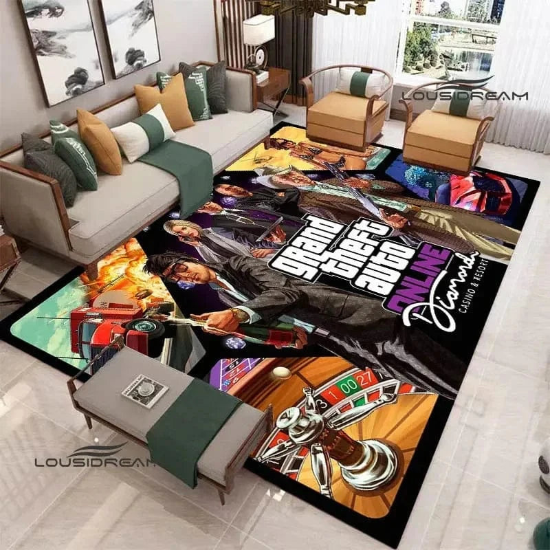 Canvanation 12 / 80x120cm Tapis de Chambre GTA