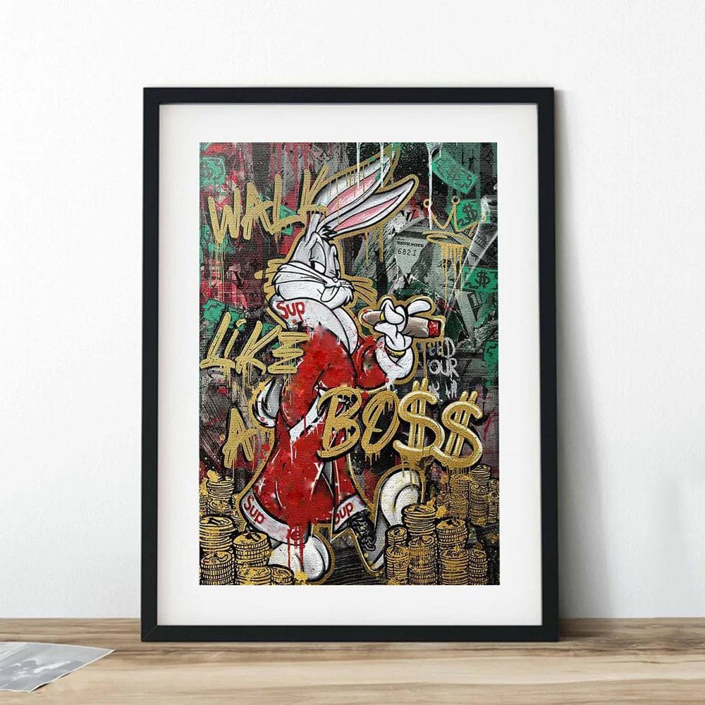 Canvanation Affiche Graffiti Fashion Mickey Mouse