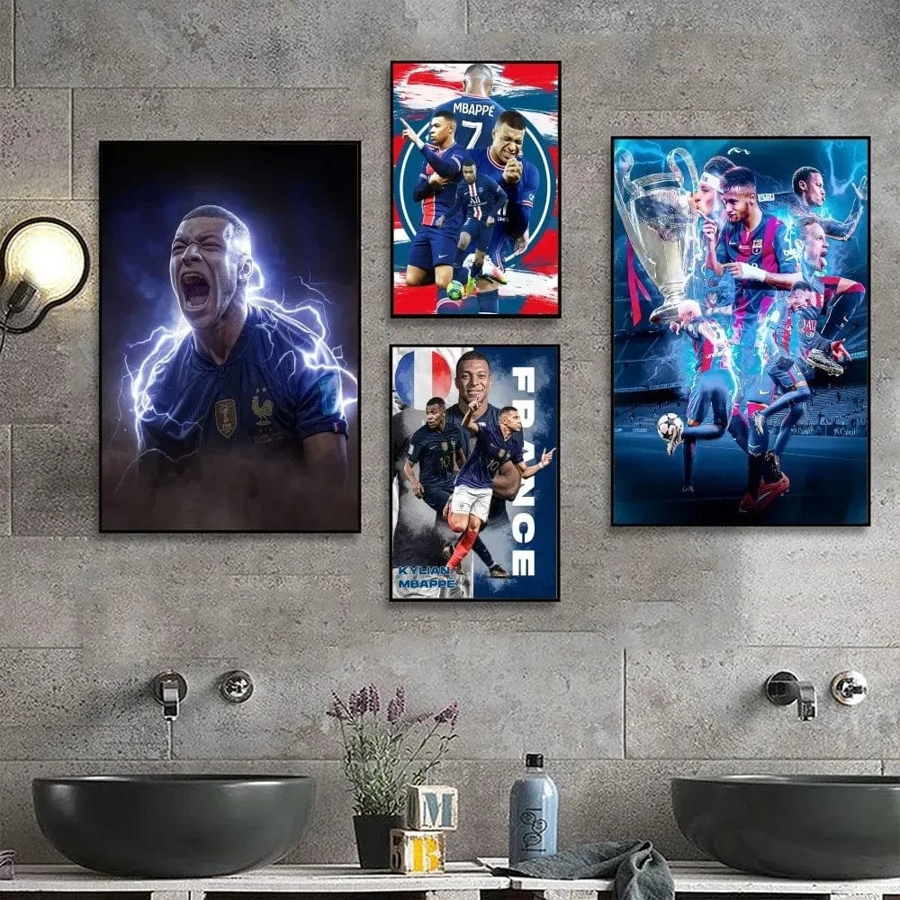 Canvanation Affiche Kylian Football Mbappé