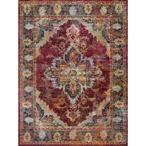 Canvanation Lint-free21 / 300x400cm 118x157in Tapis Berbère rectangulaire rétro moderne – Impression 3D, antidérapant & absorbant