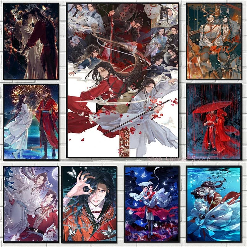 Canvanation Affiche Japonais Anime Tian Guan Ci Fu