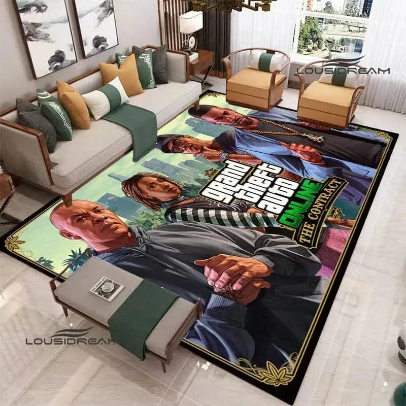 Canvanation 15 / 120x160cm Tapis de Chambre GTA