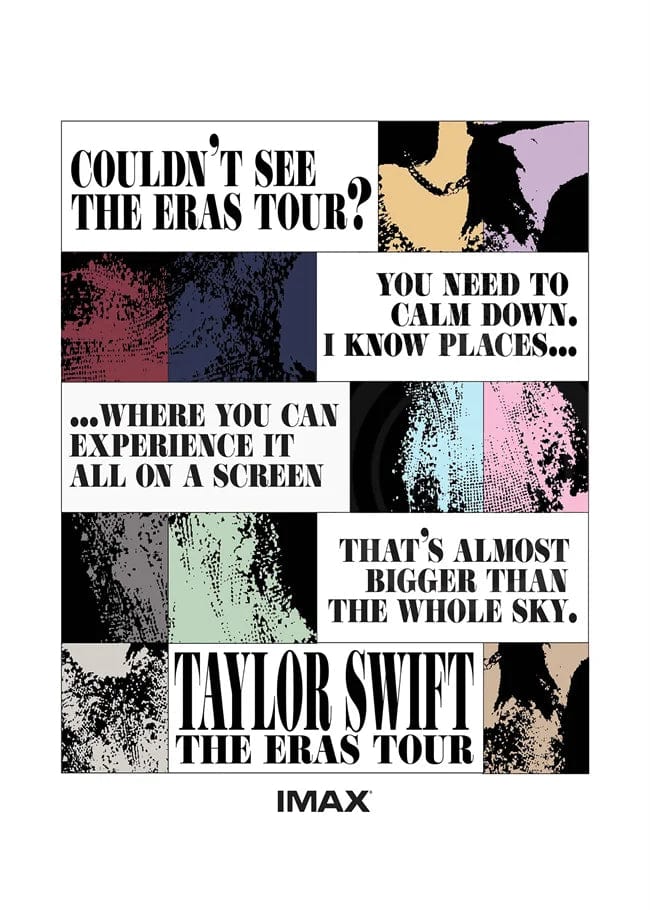 Canvanation 6 / 50X70CM Affiche Taylor Swift The Eras Tour
