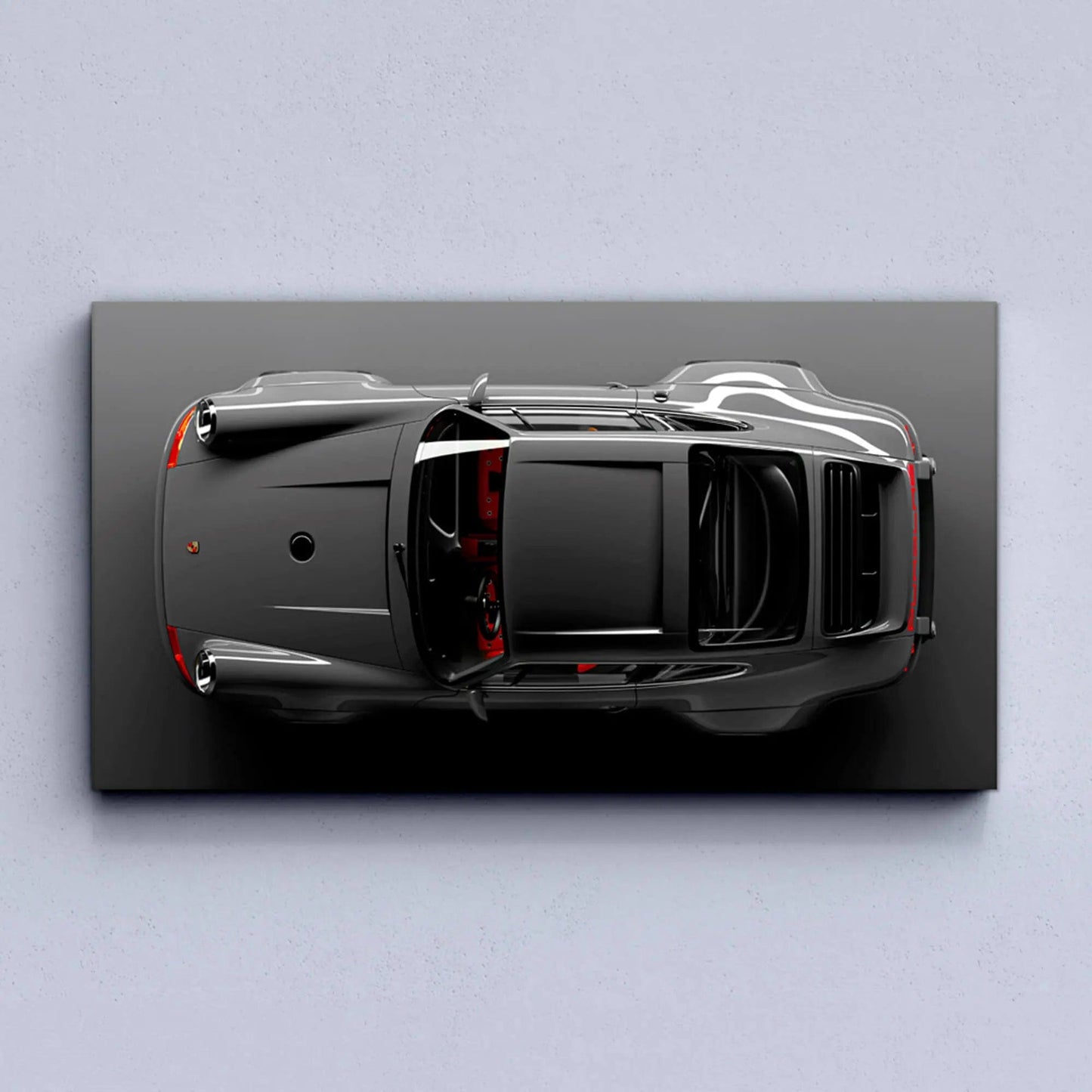 Canvanation BS2 / 50x100cm Affiche Voiture Porsche Accroché Au Mur
