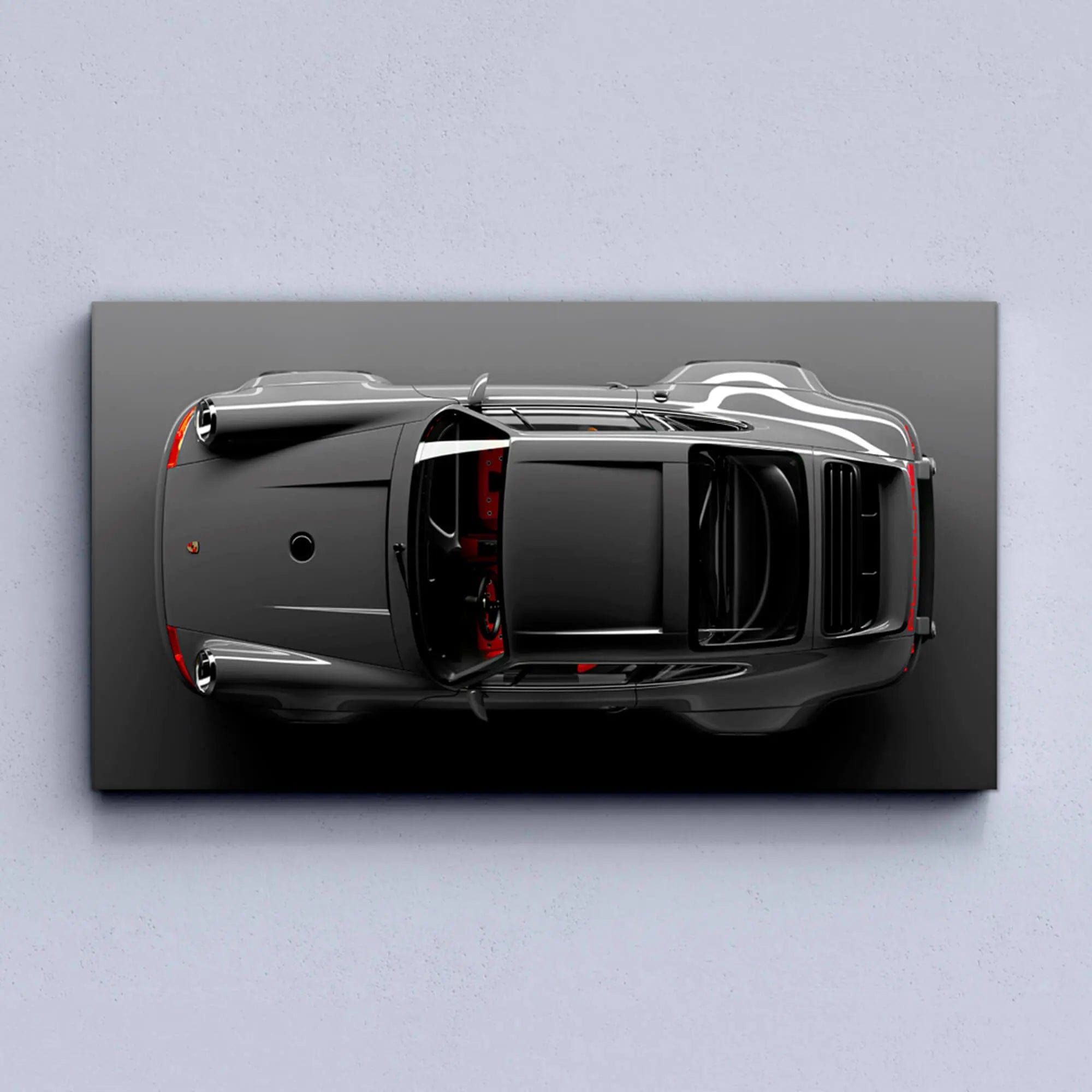 Canvanation BS2 / 50x100cm Affiche Voiture Porsche Accroché Au Mur