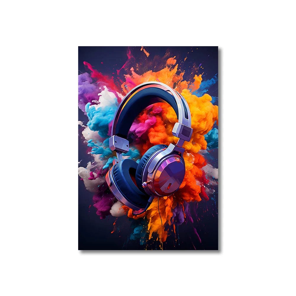 Canvanation WL-83397 / 50x70cm Affiche 80s 90s Coloré Neon Cyberpunk