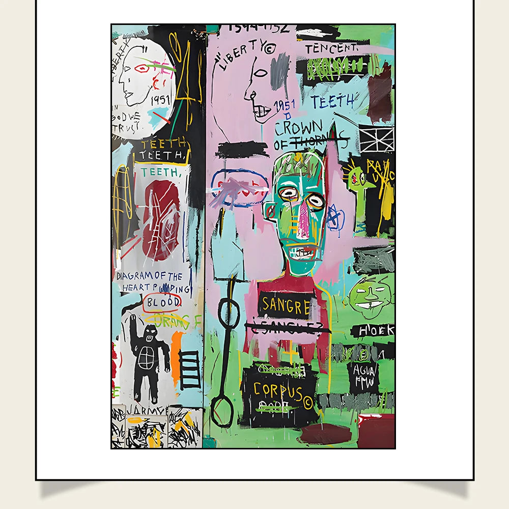 Affiche Art Abstrait Africain