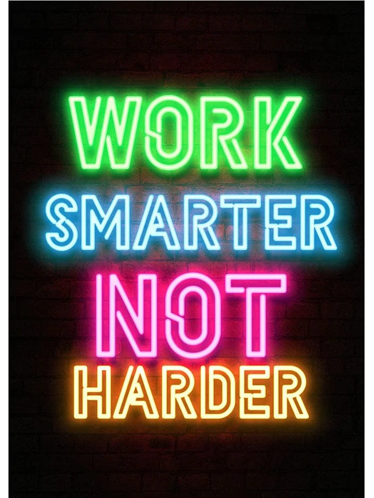 Canvanation B / 50x70cm Affiche Neon Art Gaming Zone