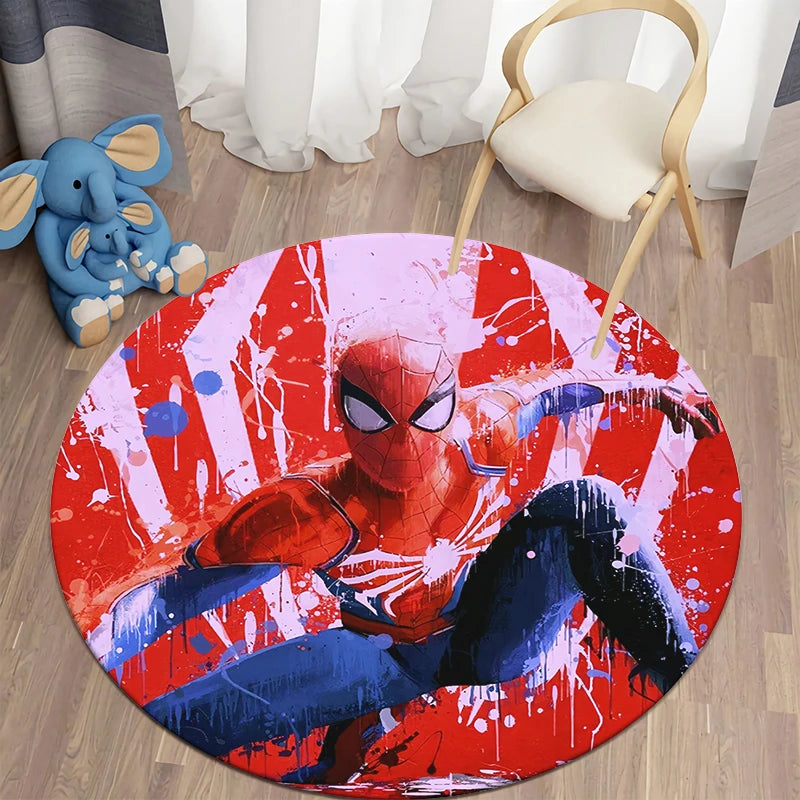 Tapis Rond - Spider Man
