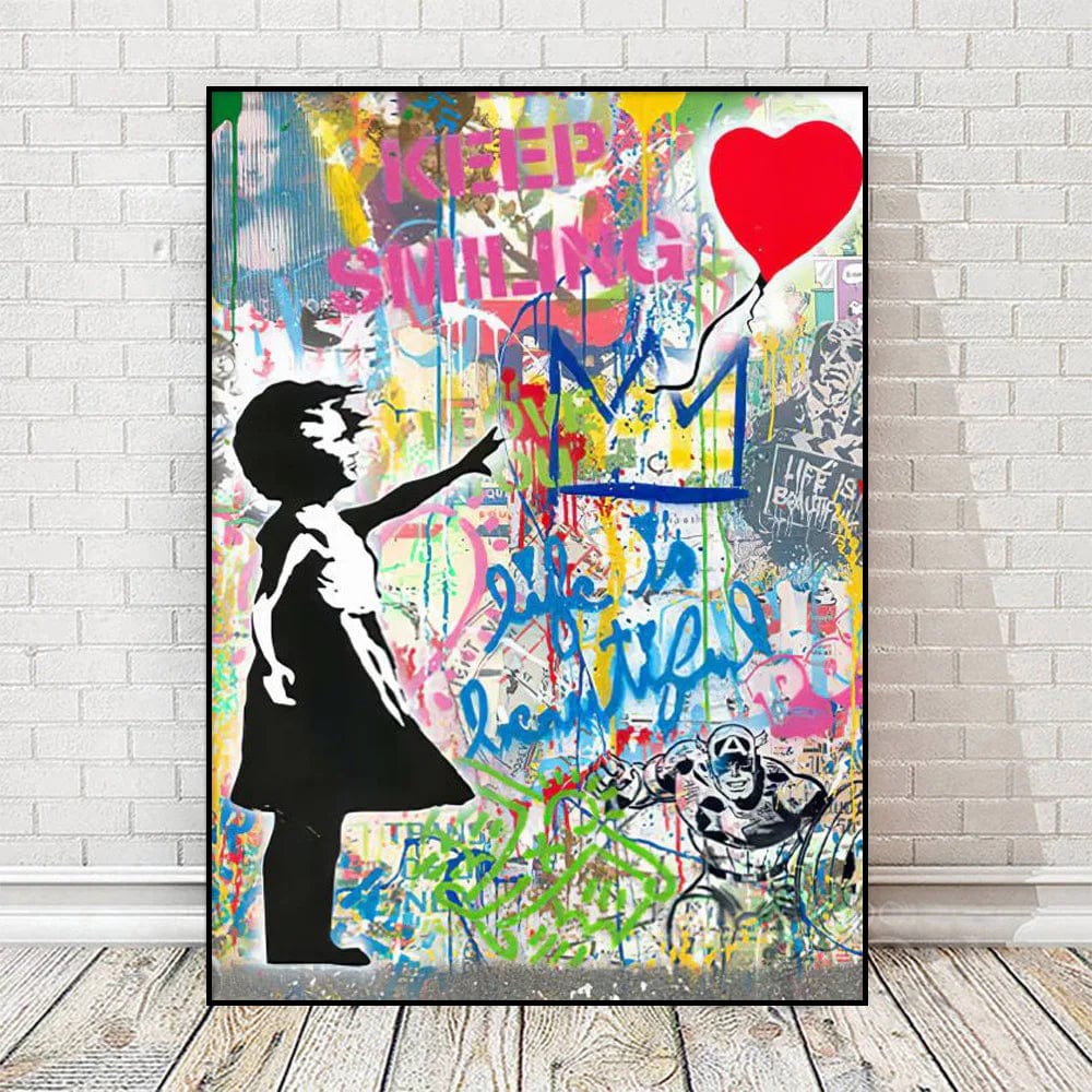 Canvanation Style 9 / 50X70cm Affiche Pop Art Salon Banksy