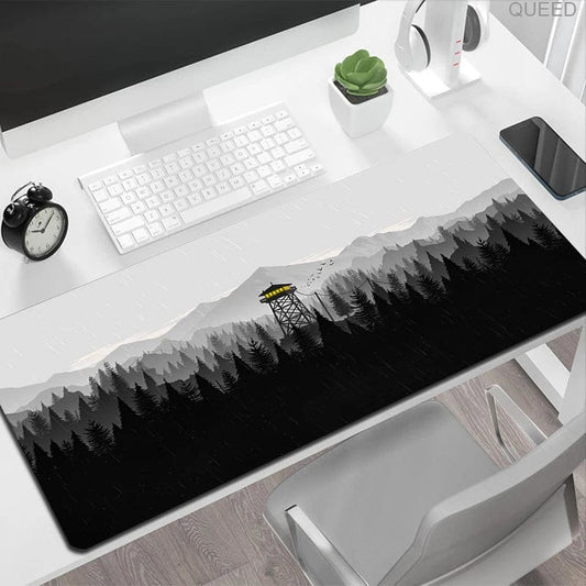 Canvanation C309 / 400x900x2mm Tapis De Souris -  Arbres Forêt  Paysage Coloré