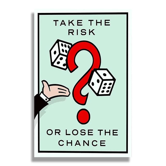 Canvanation SW393 / 60X90cm Affiche Monopoly Citation De Motivation