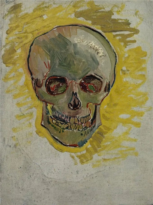 Canvanation skull1 / 30x40cm Affiche Salon Van Gogh