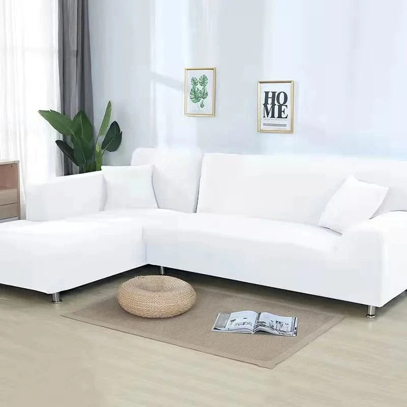 Canvanation Blanc / 1-Places 90-140cm Housse de canapé d'angle