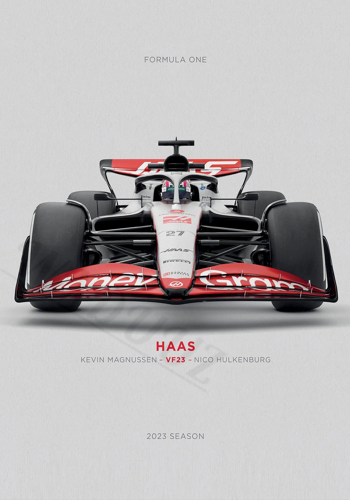 Canvanation 31 / 40x60cm Affiche Voiture 2023 Saison Retro Formule 1