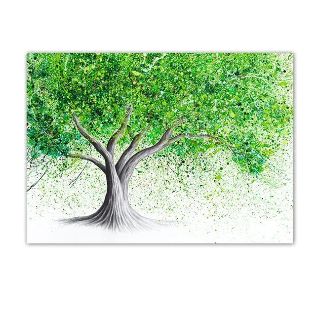 Canvanation Affiche - Arbre De Vie Coloré Gustave Klilmt