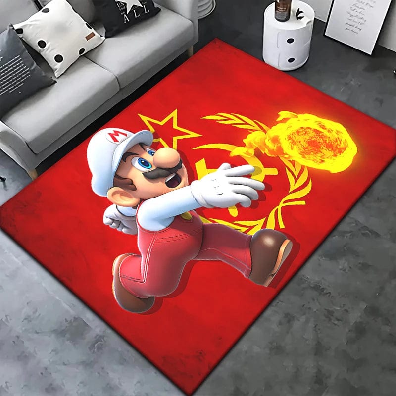 Canvanation model4 / 160x200cm(62x78 in) Tapis De Chambre - Super Mario Game HD