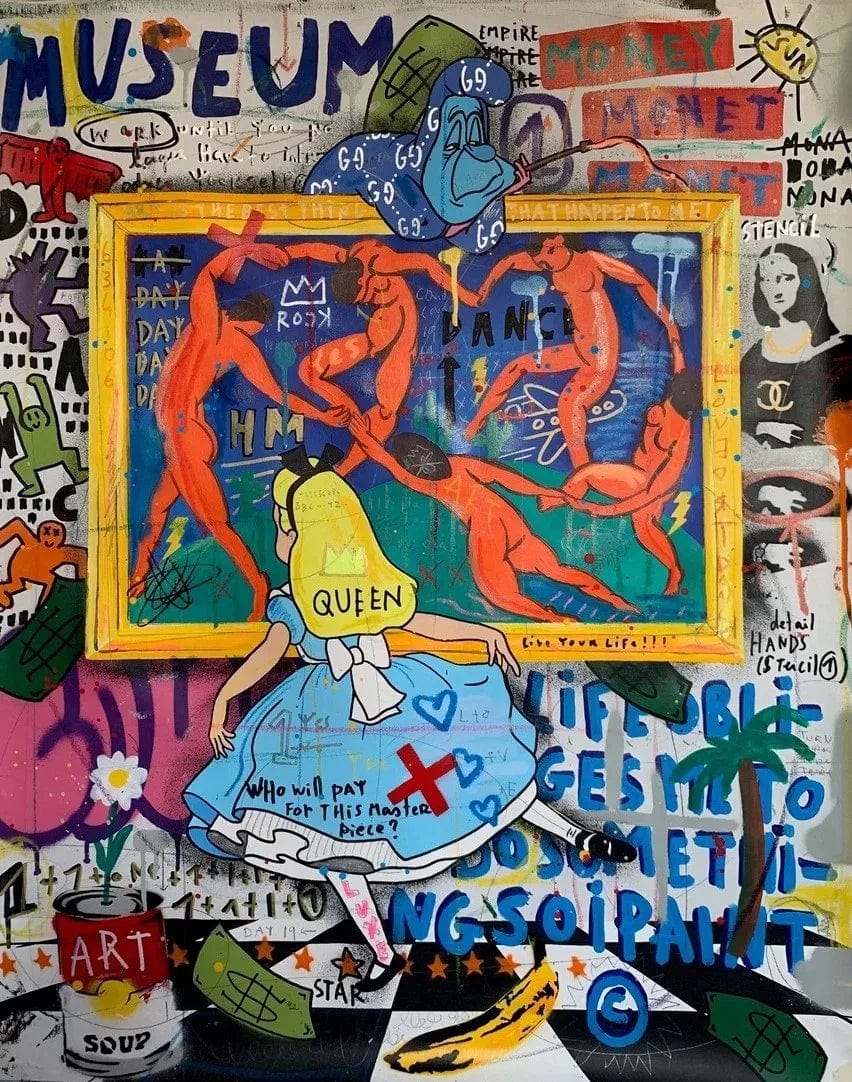 Canvanation W / 30x40cm Affiche Pop Art Graffiti Street Art