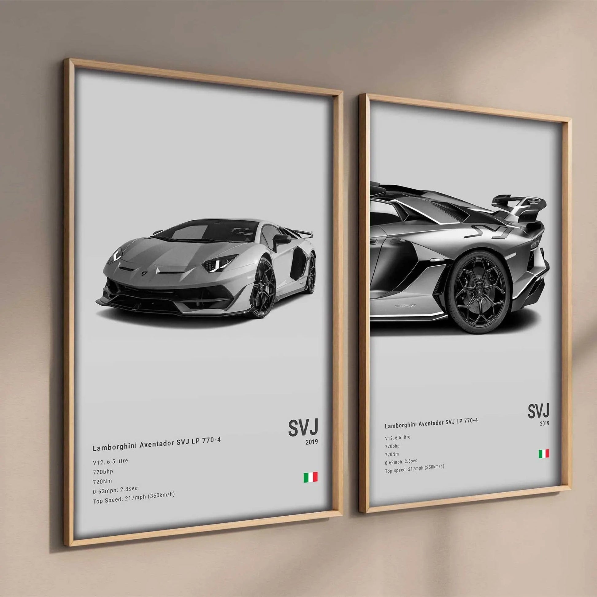 Canvanation Affiche Voiture Lamborghini Luxe Sto Veneno Urus Aventador SVJ