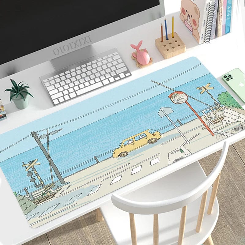 Canvanation 10 / 90x40x2 CM Tapis De Souris  - Cute Lapin Dessin Anime