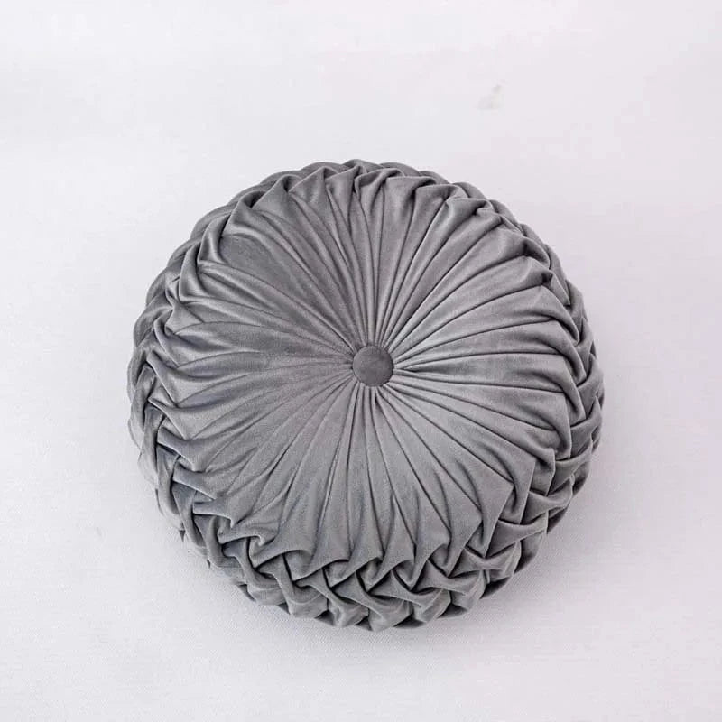 Canvanation Gris-A / 35x35x10cm Coussin Fleurs