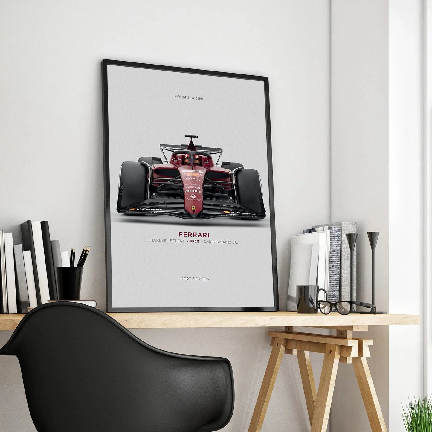 Canvanation Affiche Voiture 2023 Saison Retro Formule 1