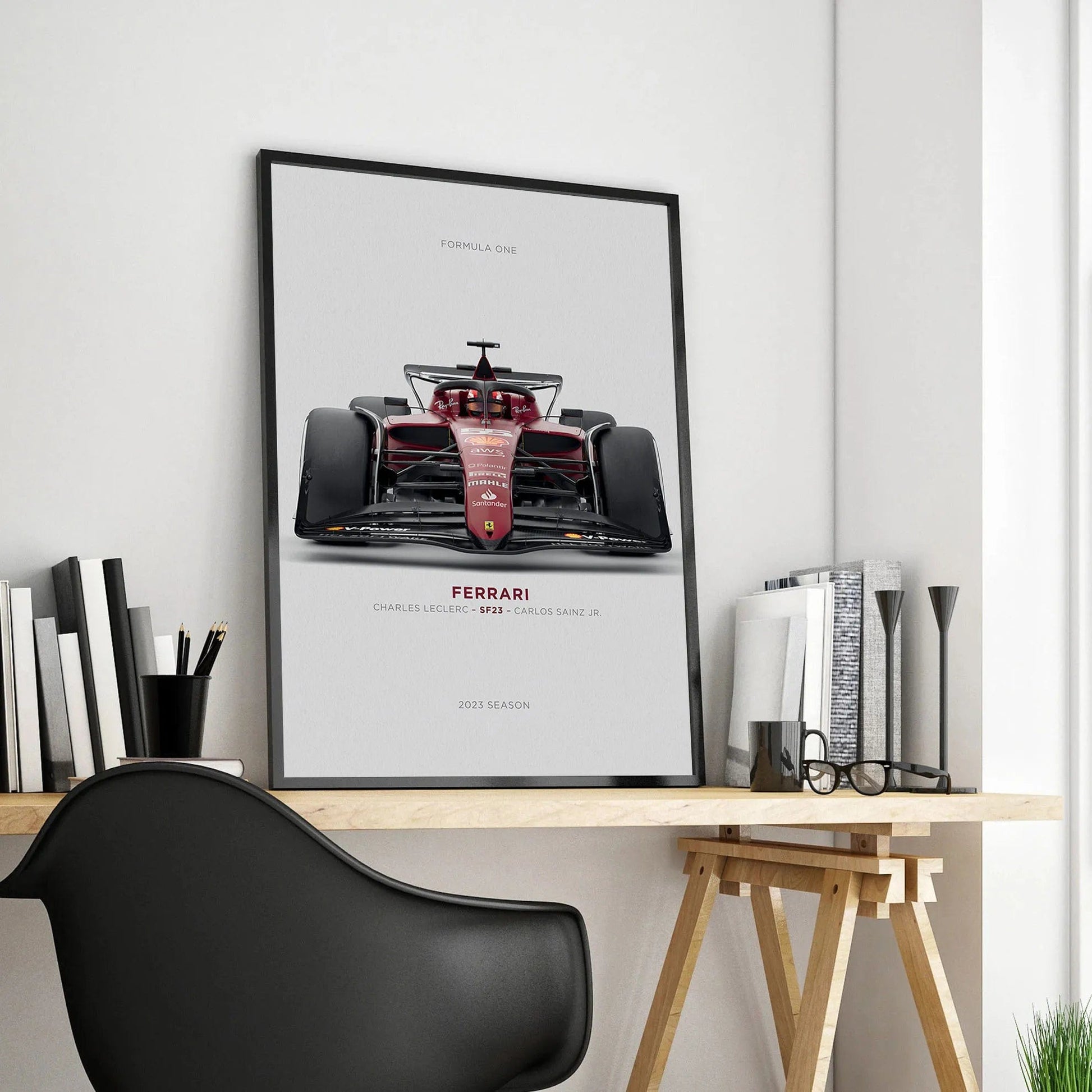 Canvanation Affiche Voiture 2023 Saison Retro Formule 1