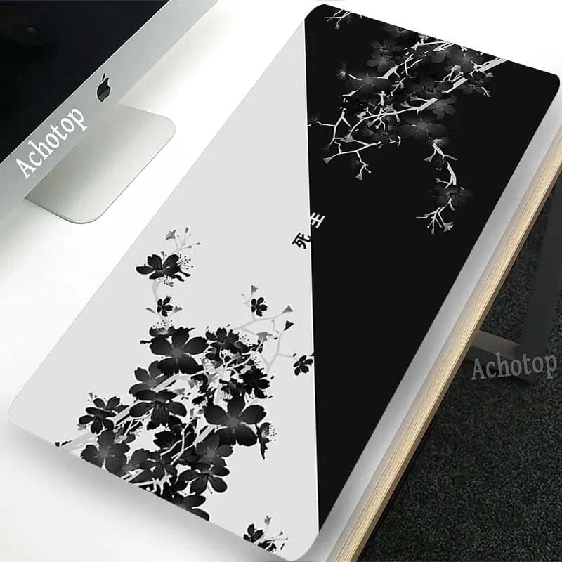 Canvanation black and white (28) / XXL 400x900x2mm Tapis De Souris - Noir Et Blanc