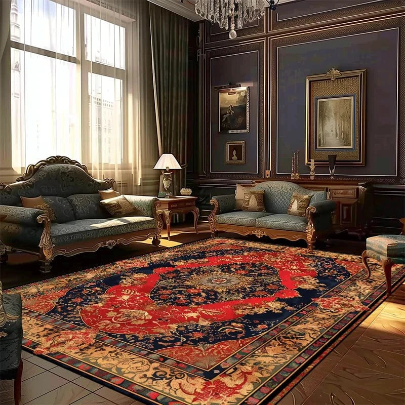 Canvanation BS034-Flannel-3 / 200x300cm 78.7x118in Tapis Berbère rectangulaire – Flanelle douce & antidérapante