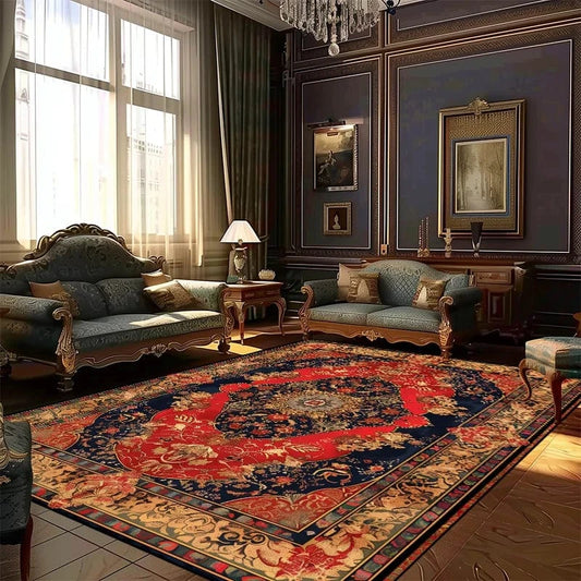 Canvanation BS034-Flannel-3 / 200x300cm 78.7x118in Tapis Berbère rectangulaire – Flanelle douce & antidérapante