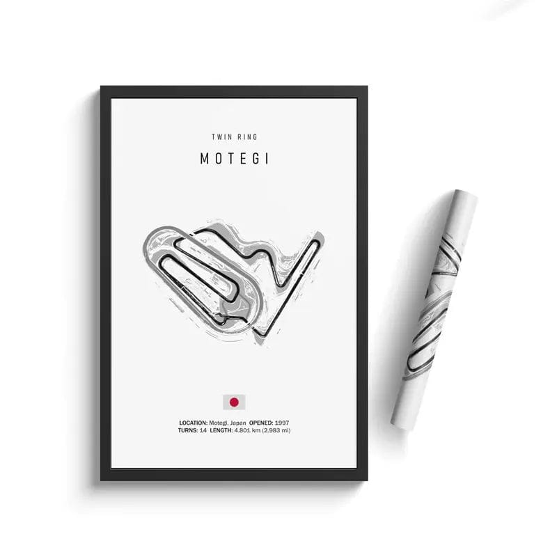 Canvanation 24 / 40x60cm Affiche Circuit Formule 1
