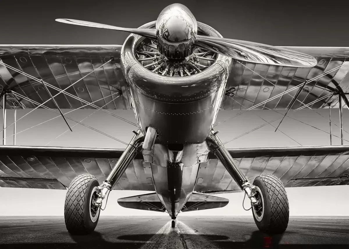 Canvanation 14 / 50x75cm Affiche Poster Avion Vintage