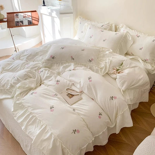 Canvanation Housse De Couette - imprimé Fleurs