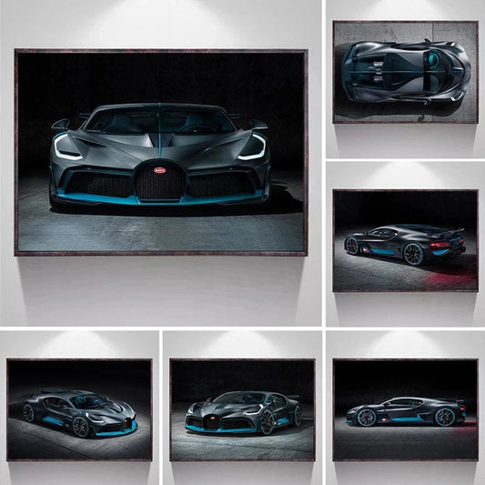 Canvanation Affiche Voiture De Luxe Bugatti Sport