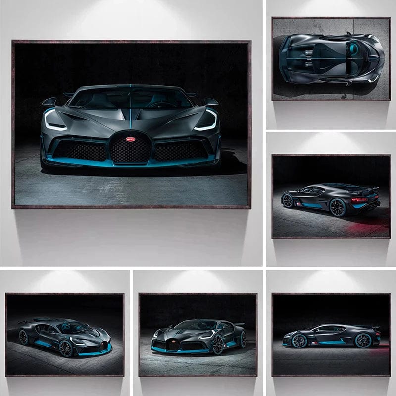 Canvanation Affiche Voiture De Luxe Bugatti Sport