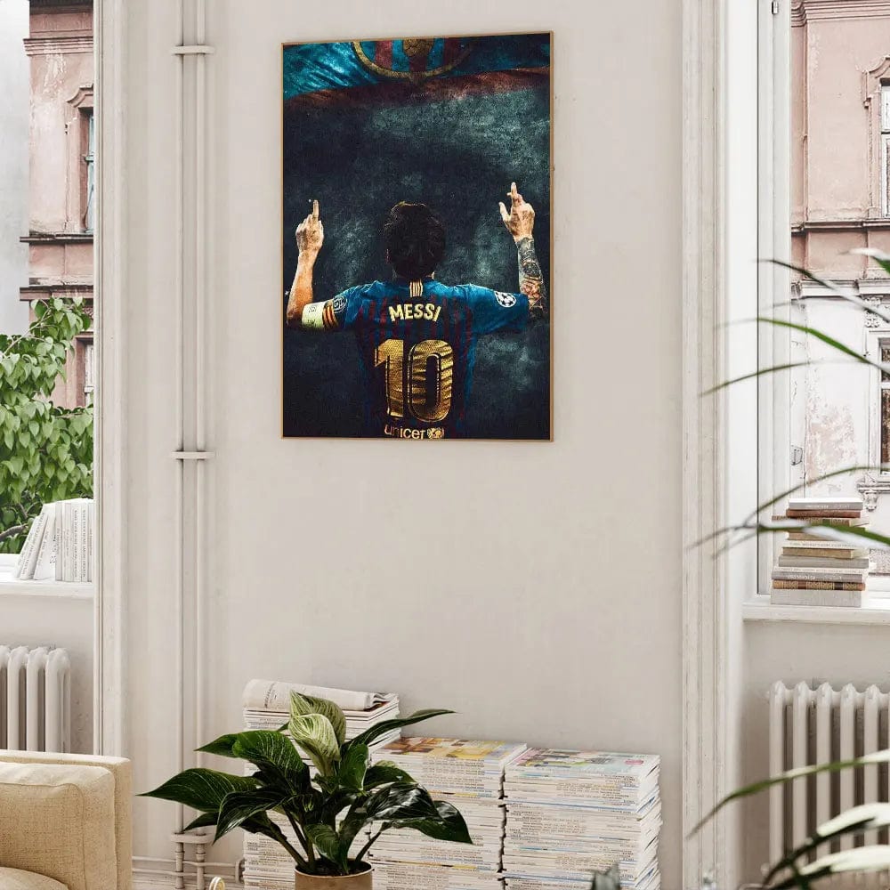 Canvanation SP693 / A4 21x30cm Affiche Football Messi Ronaldo