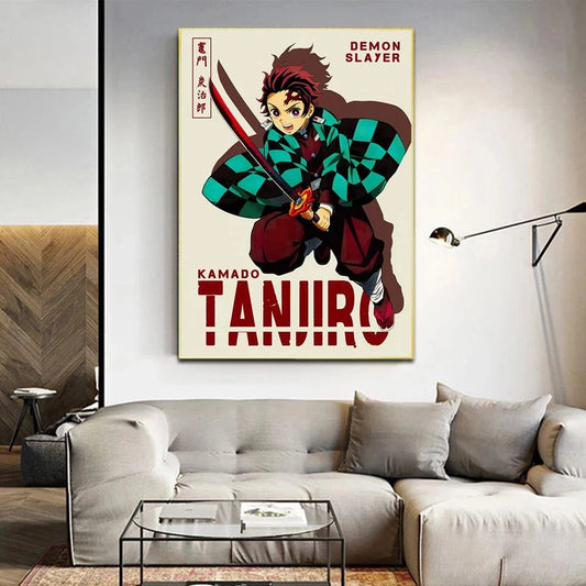 Canvanation Affiche Anime Demon Slayer Japonais