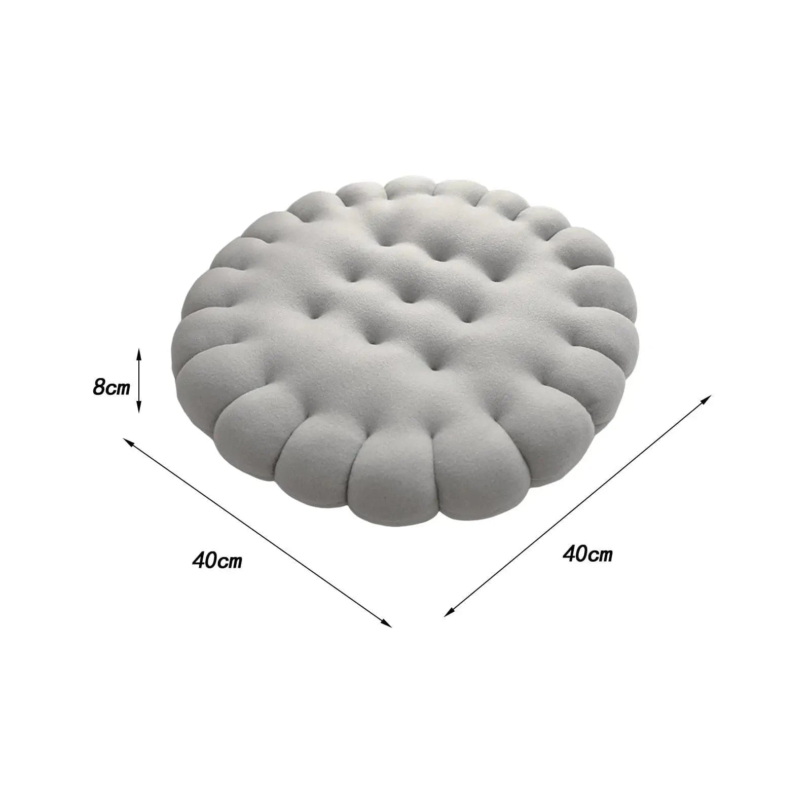 Canvanation Coussin en forme de biscuit
