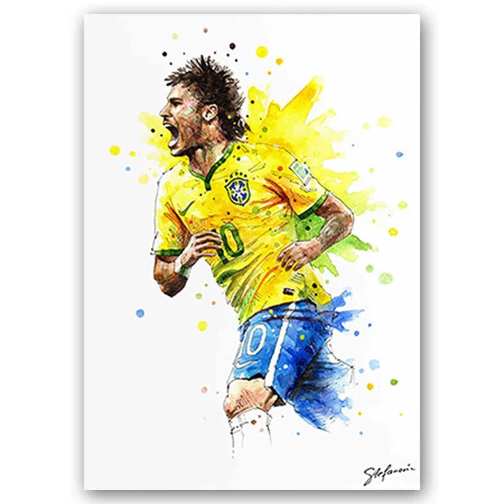 Canvanation 25 / 40x60cm Affiche Joueur De Foot