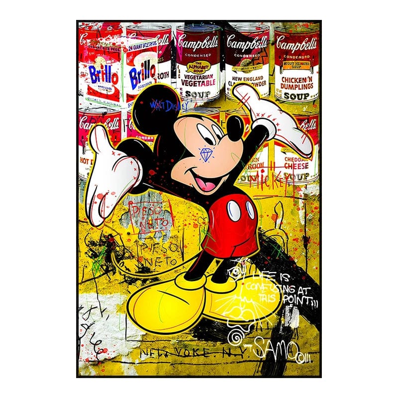 Canvanation SW3051 / 40X60cm Poster Mickey Mouse Campbells