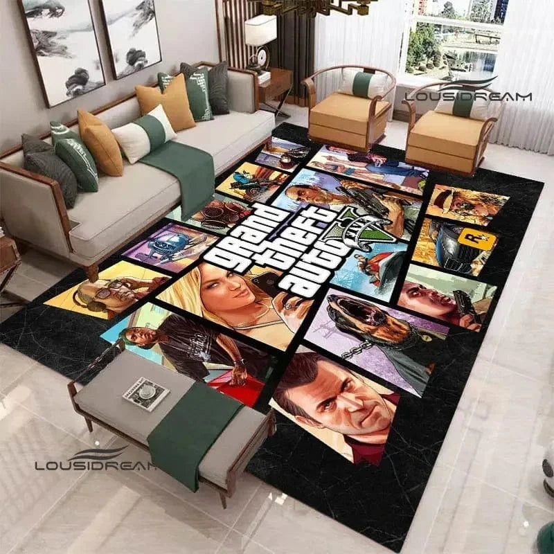 Canvanation 16 / 80x120cm Tapis de Chambre GTA