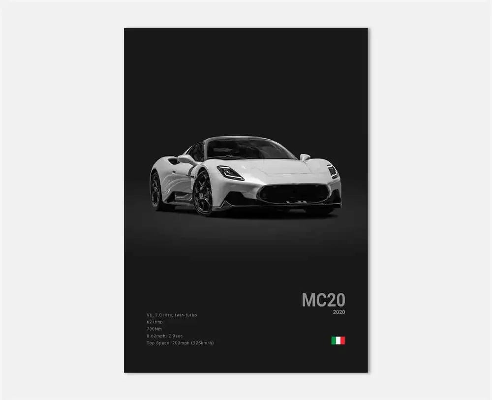 Canvanation 5 / 50x70cm Affiche Voiture De Sport