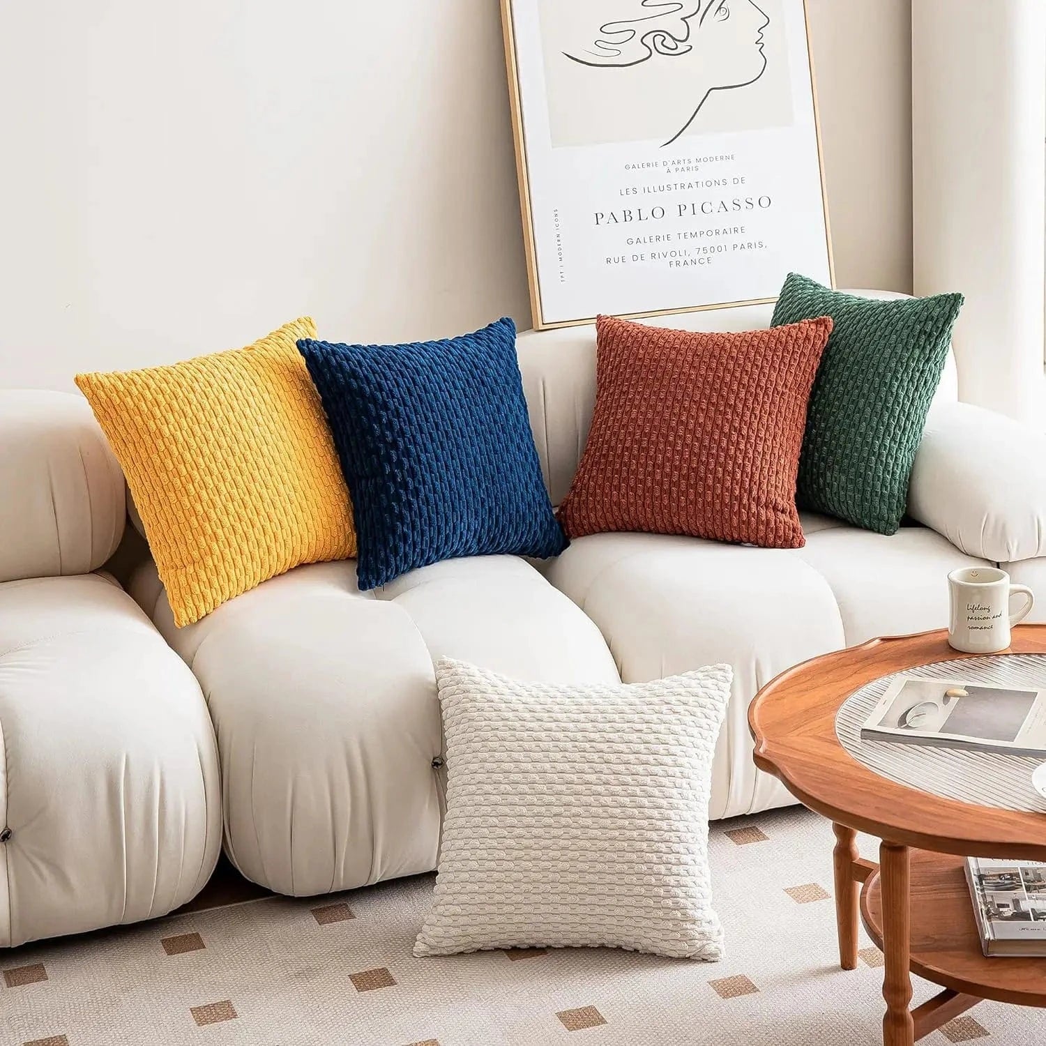 Canvanation Housse de Coussin Élégante et Confortable
