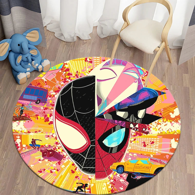 Tapis Rond - Spider Man