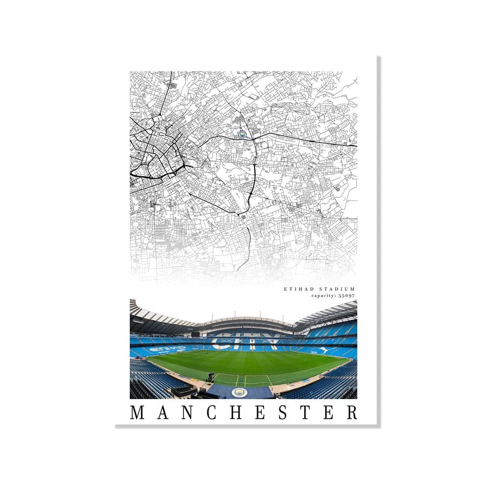 Canvanation DJ9824-1 / 30X40cm No Frame Affiche Terrain De Football