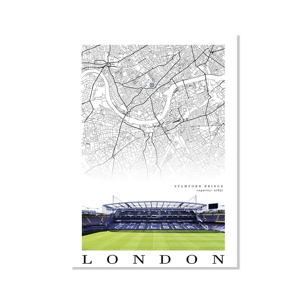 Canvanation DJ9824-17 / 30X40cm No Frame Affiche Terrain De Football