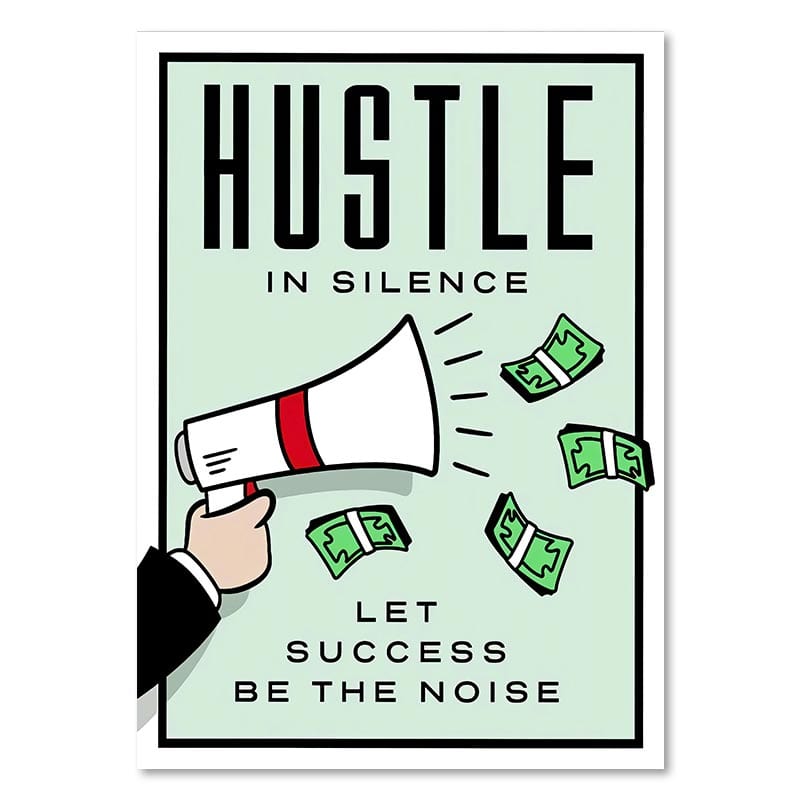 Canvanation 21x30cm / TM0002-07 Affiche Monopoly Motivation