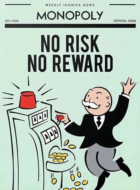 Canvanation MULTI / 50x70cm No Frame Affiche Alec Monopoly Motivation