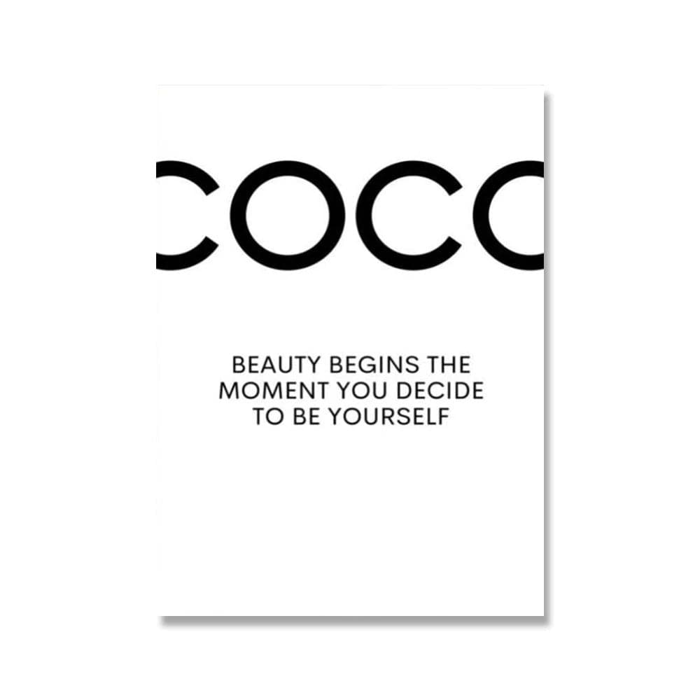 Canvanation Tableau Marque De Luxe Coco Chanel